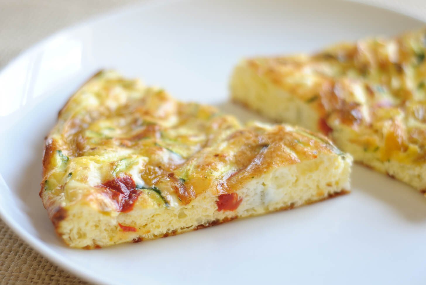 Frittata from the oven 