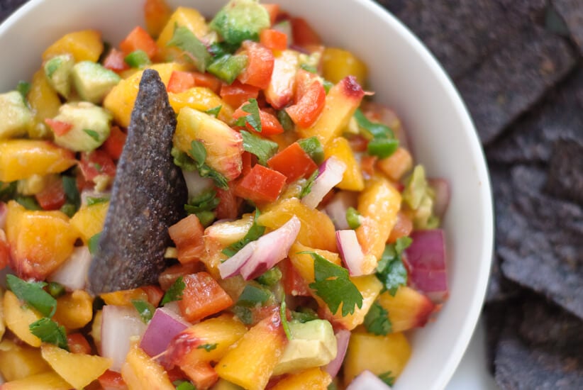 peach avocado salsa recipe peach avocado salsa recipe