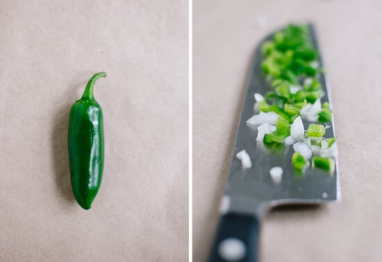 jalapeno and onion chopped