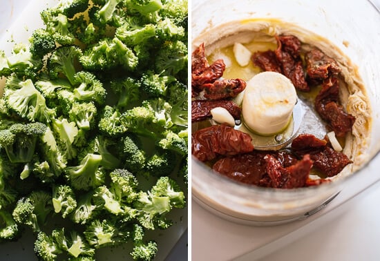 broccoli crostini hummus ingredients