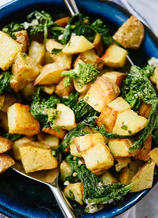 Roasted potato and broccoli rabe salad - cookieandkate.com