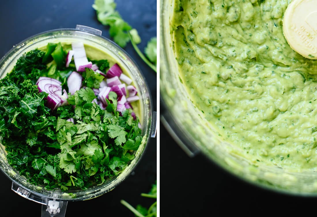 how to make kale guacamole