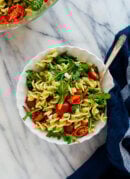 pasta salad with pesto