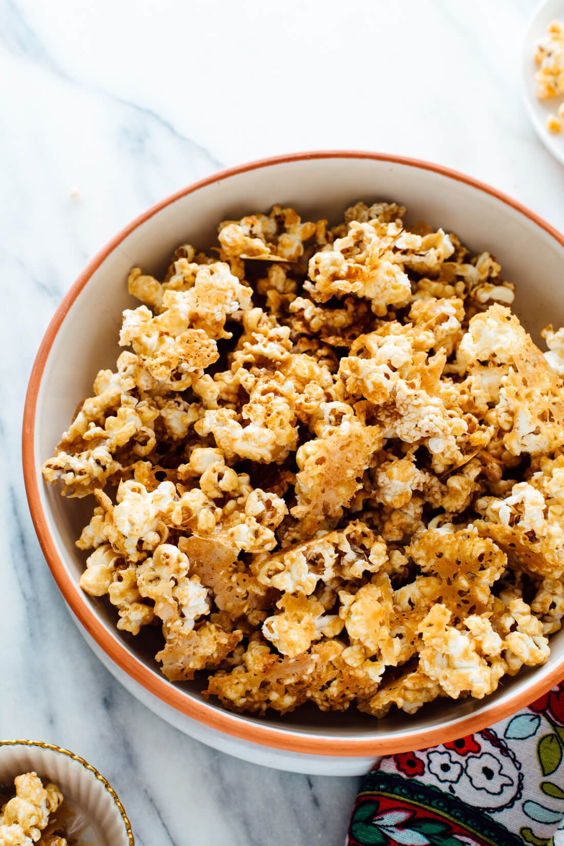 sesame caramel popcorn recipe