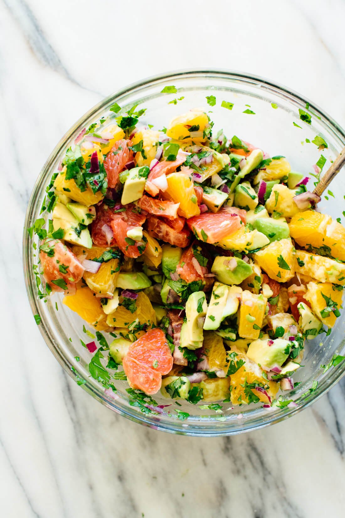 vegan citrus ceviche bowl