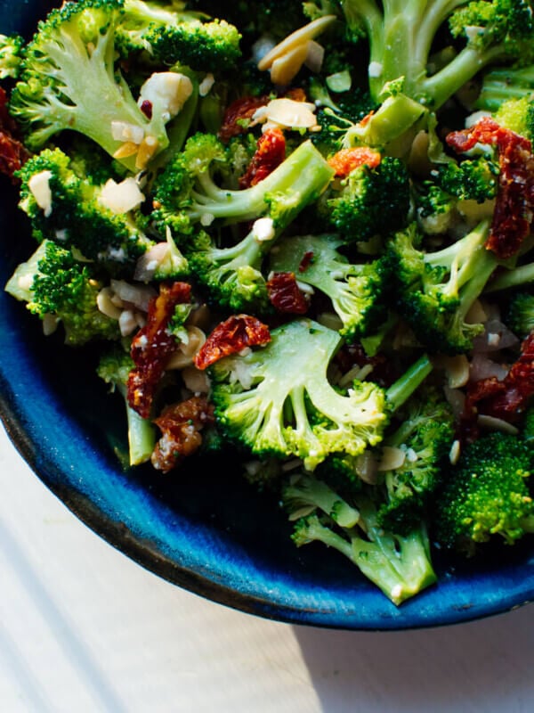 Simple and delicious Greek broccoli salad recipe