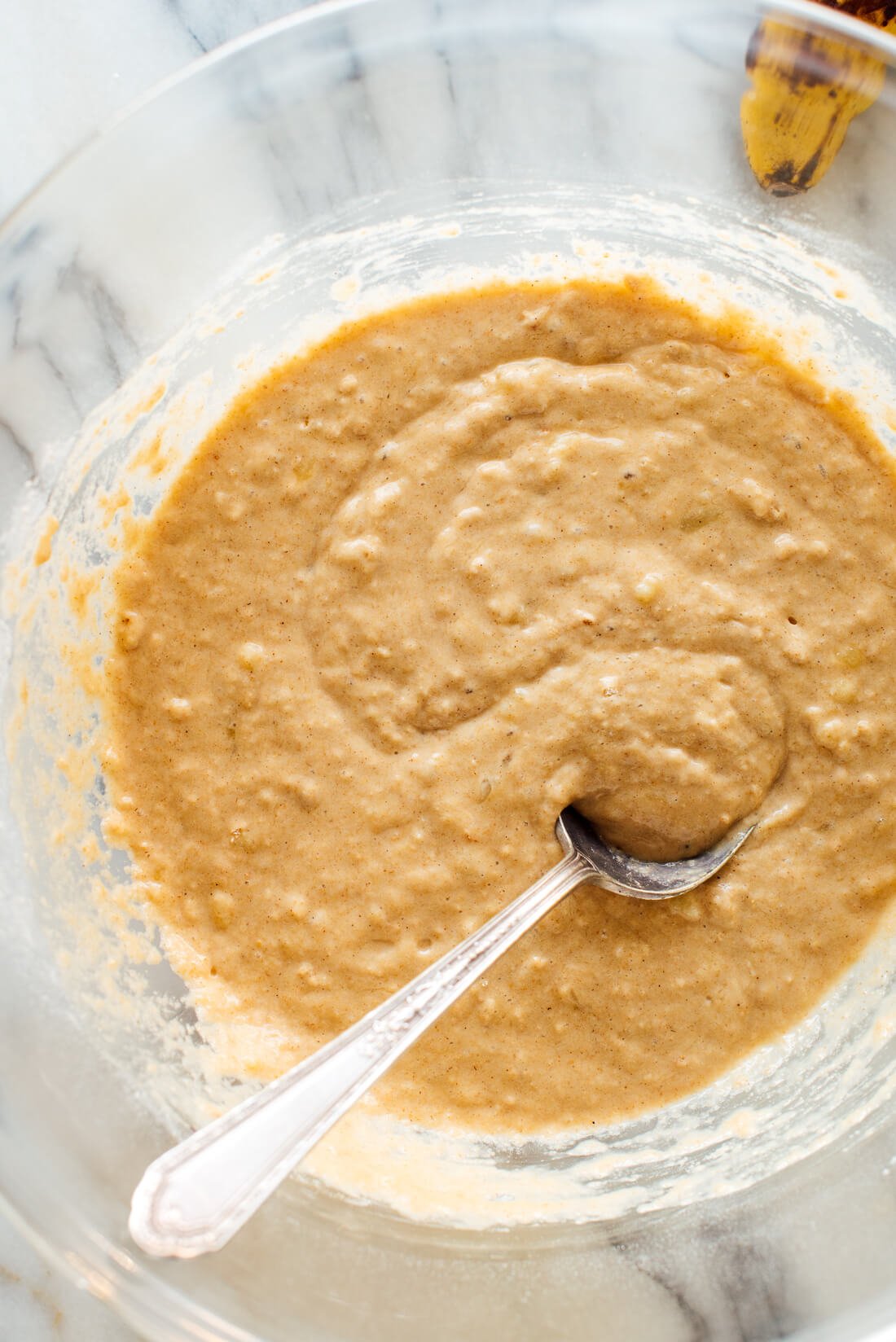 whole wheat banana pancake batter