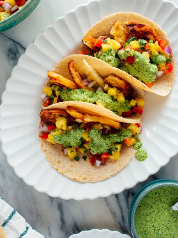 vegetarian halloumi tacos recipe