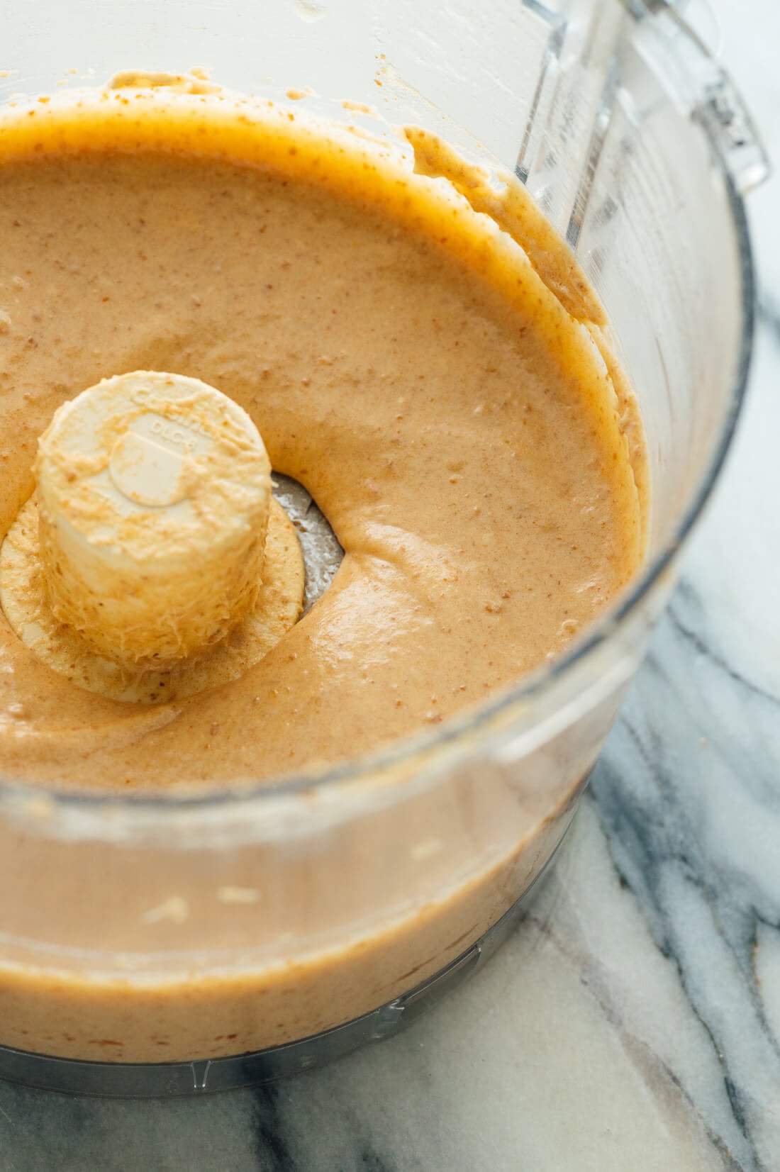 naturally sweetened cream cheese frosting in food processor