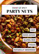 sweet and spicy party nuts