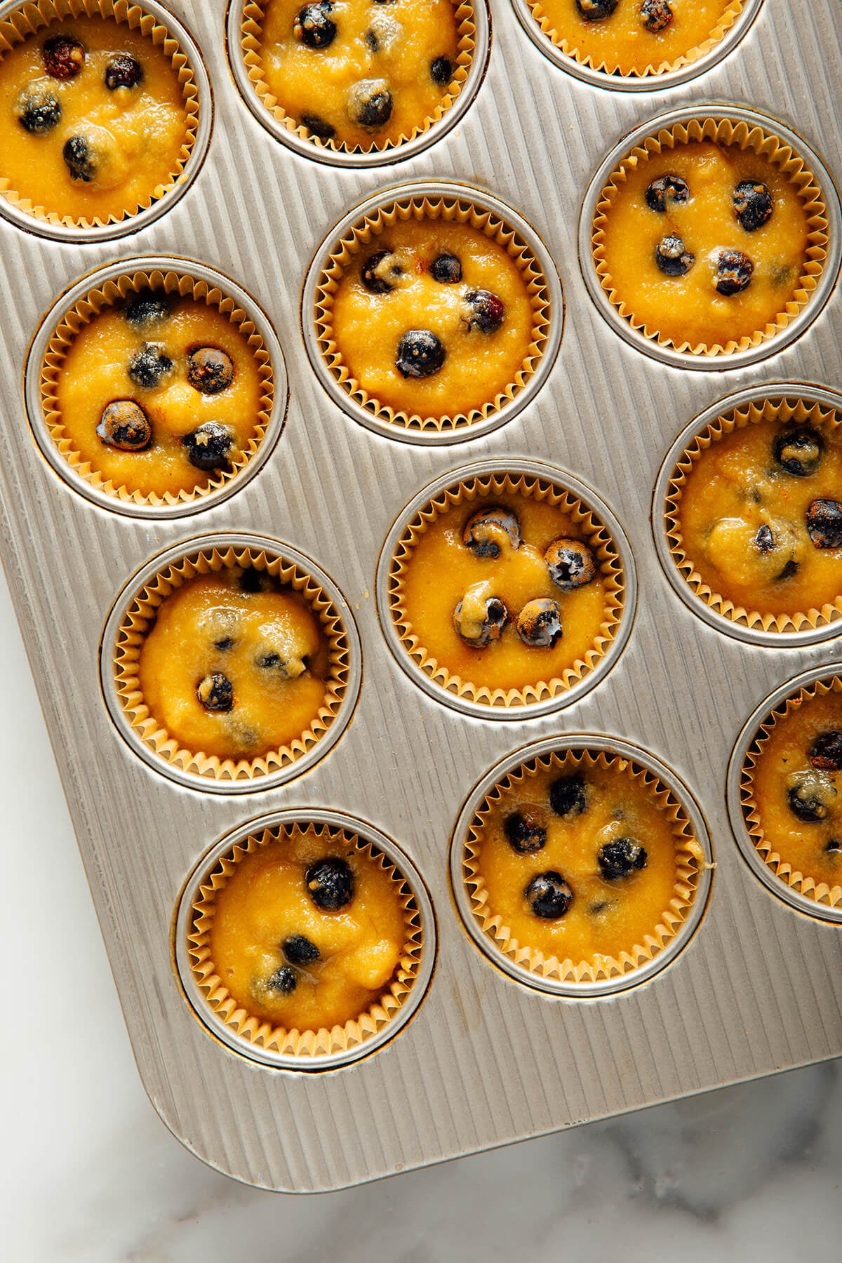 muffins before baking
